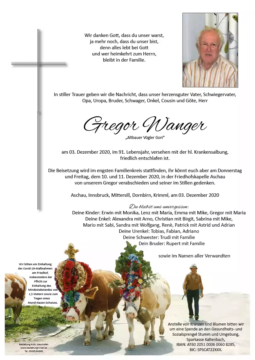 Parte von Gregor Wanger